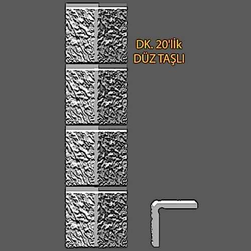 DG. 20lik Düz Taş Desen