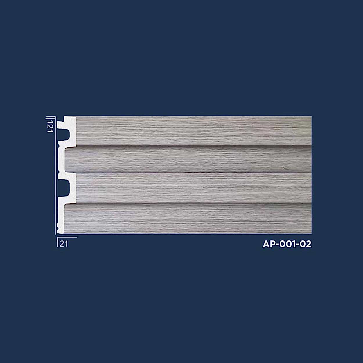 AP-001-02 Oluklu Duvar Panel